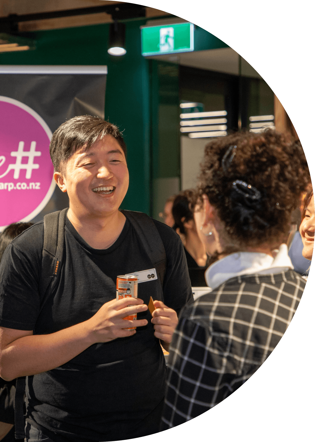 She Sharp ambassadors at networking event
