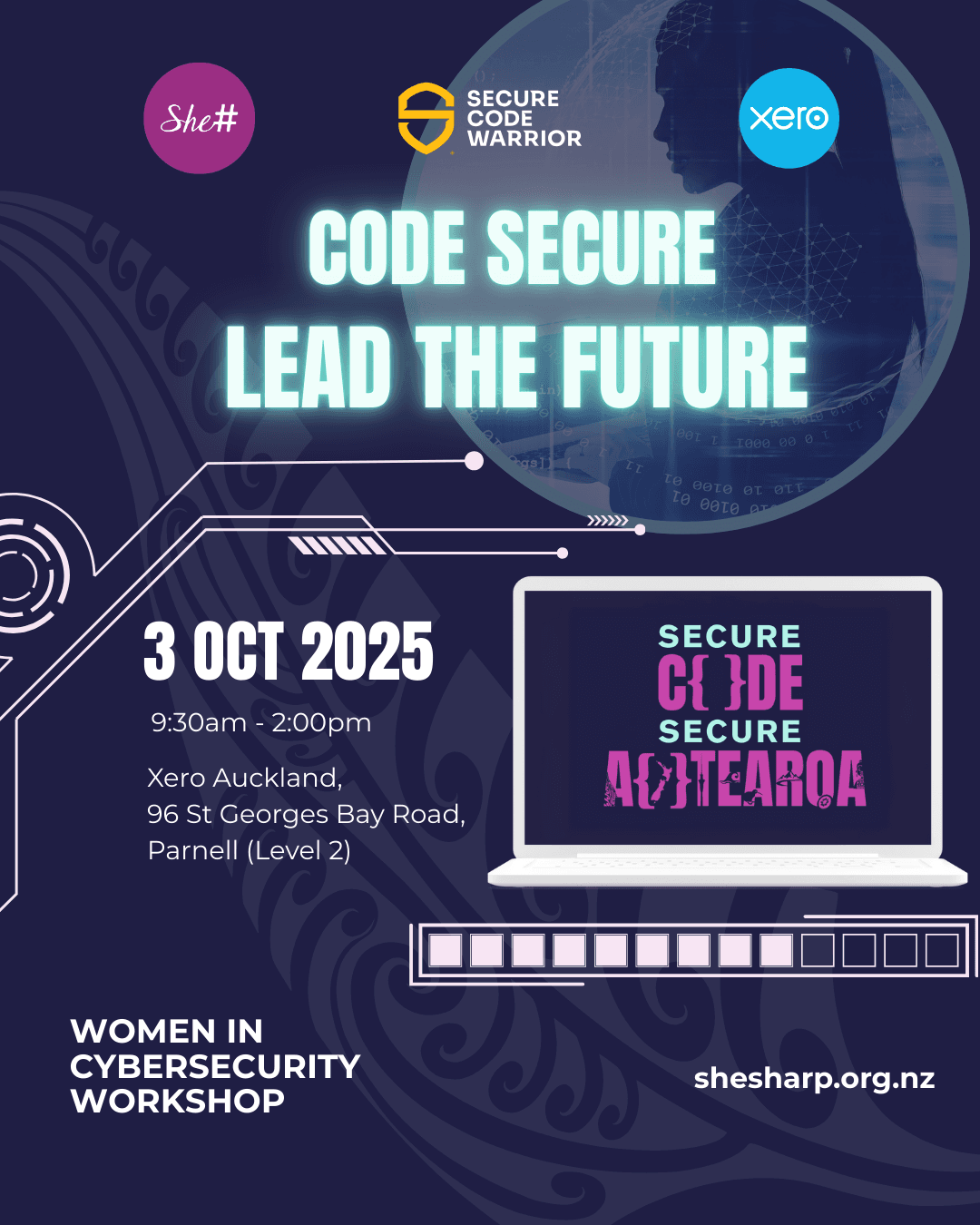 Code Secure. Lead the Future: Women in Cybersecurity Workshop