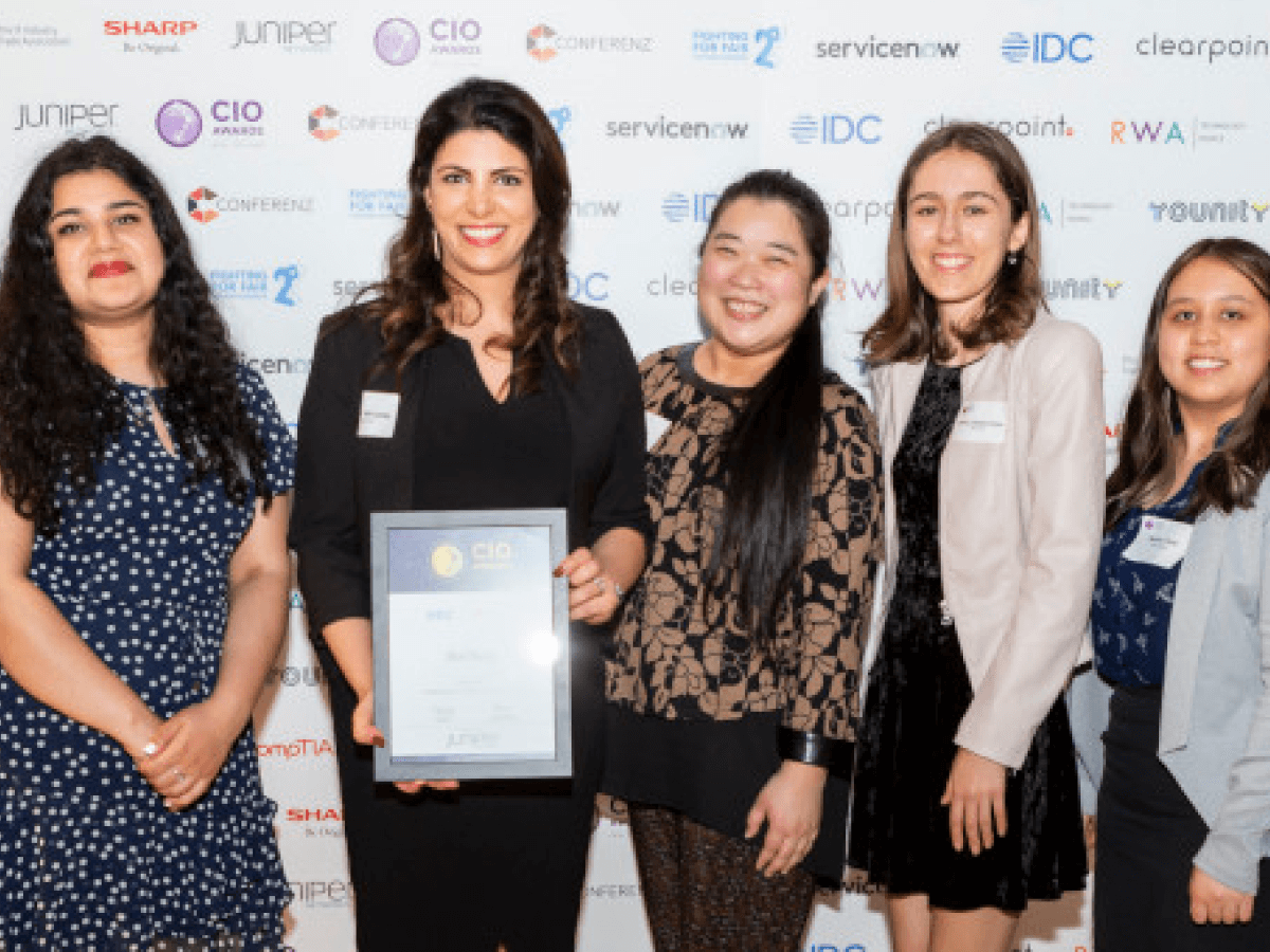 Finalist in Community Tech Champions at CIO Awards NZ